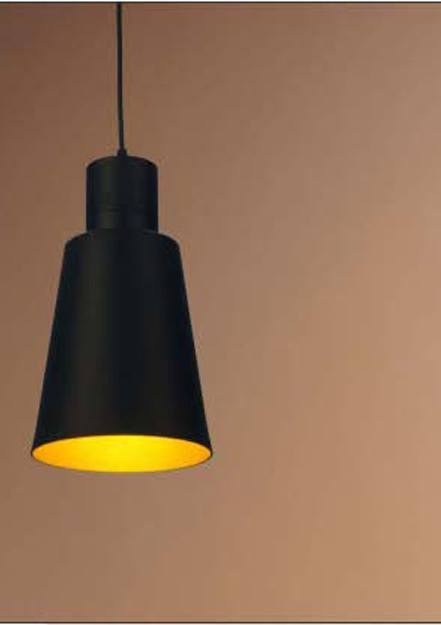 Beyond Lights - Black Pendant Lamp- GL